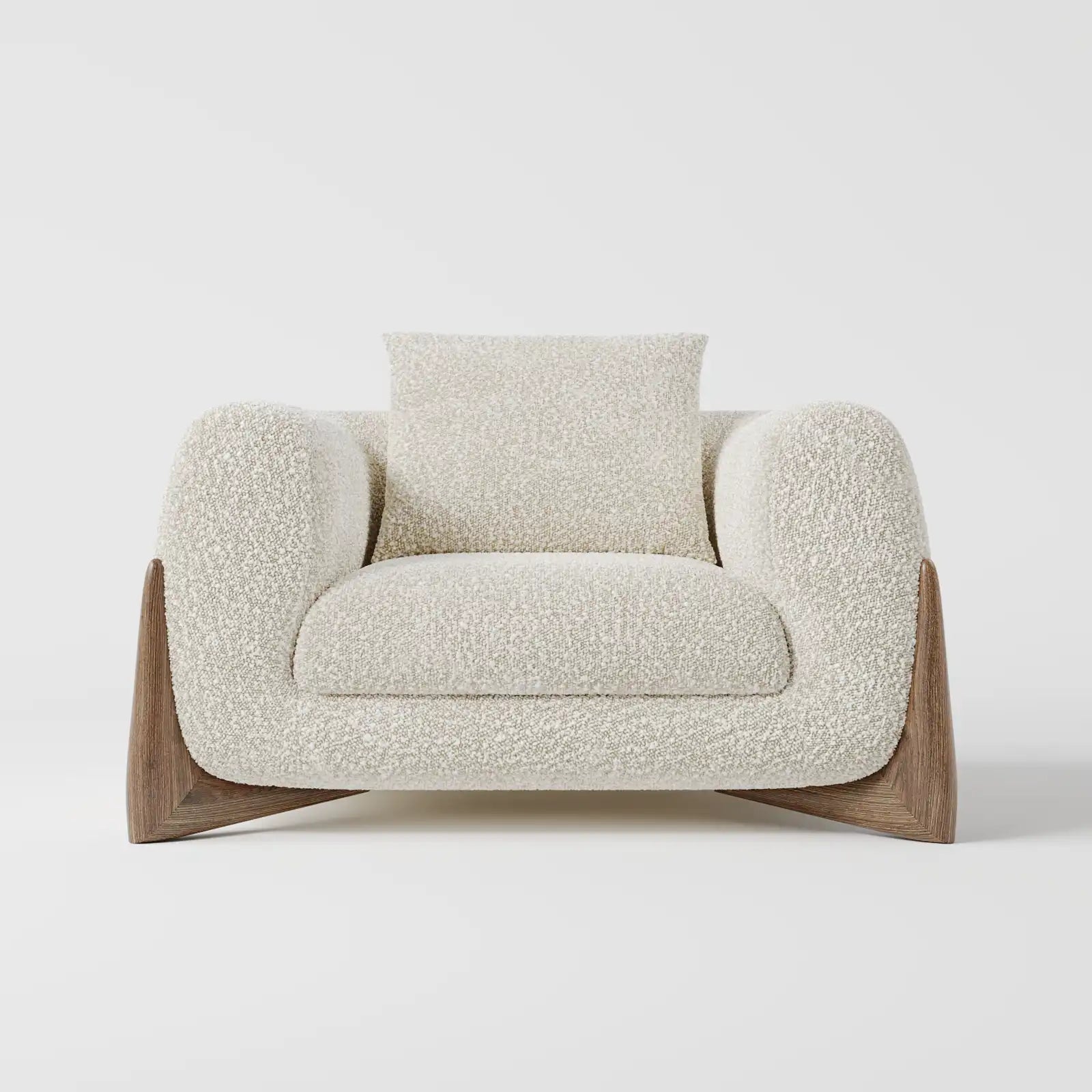 CloudSoft Boucle Lounge Chair