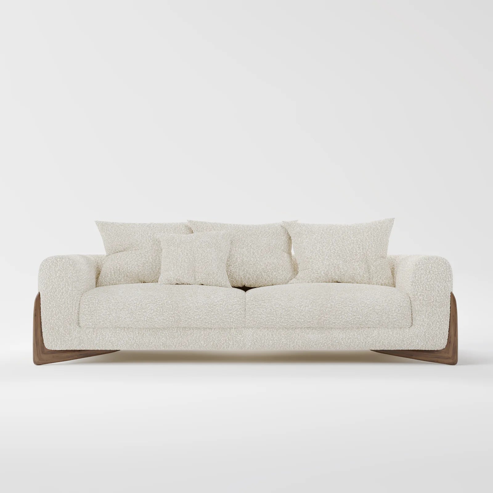 CloudSoft Boucle Lounge Sofa 2-Seater