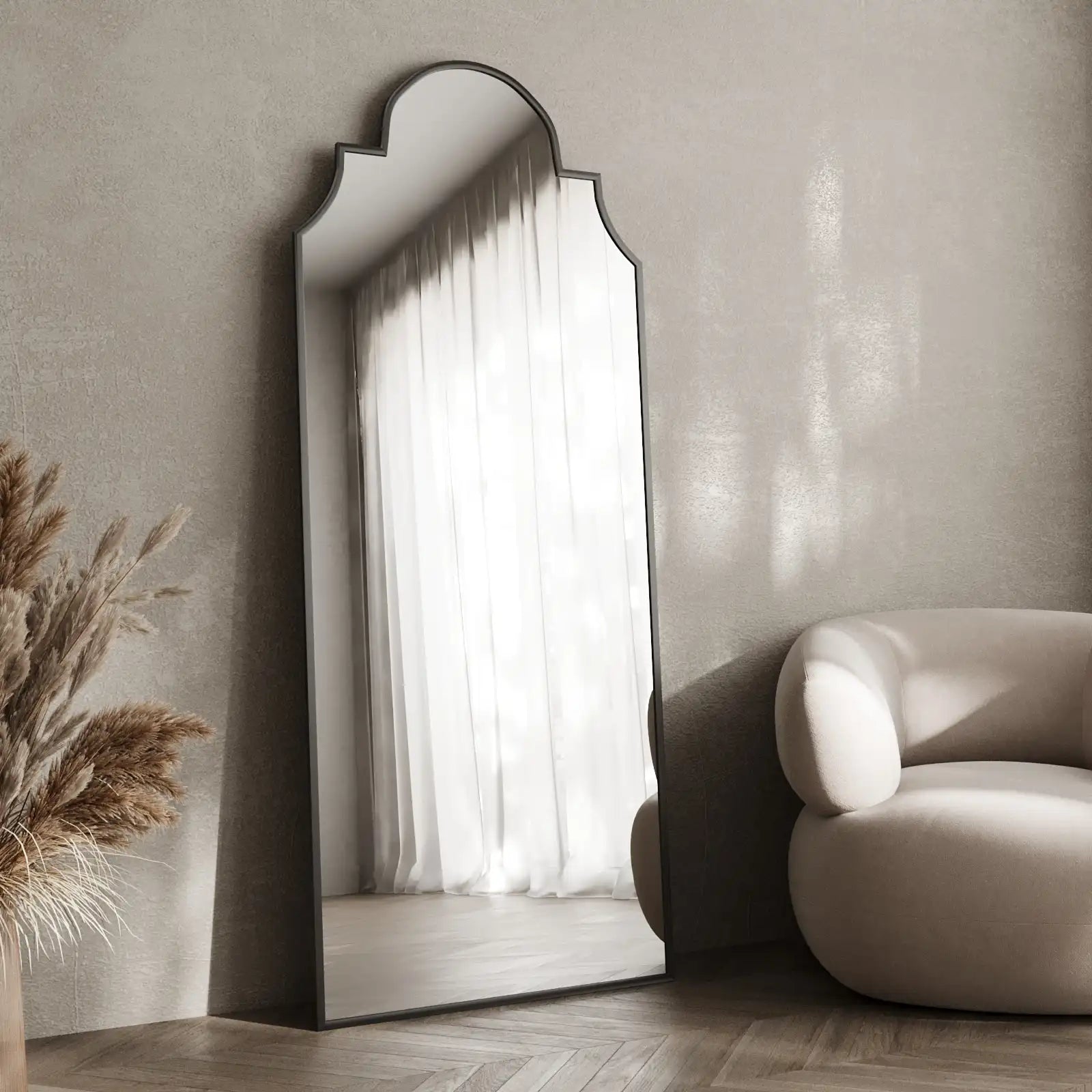 Sofia Mirror with Figured Frame