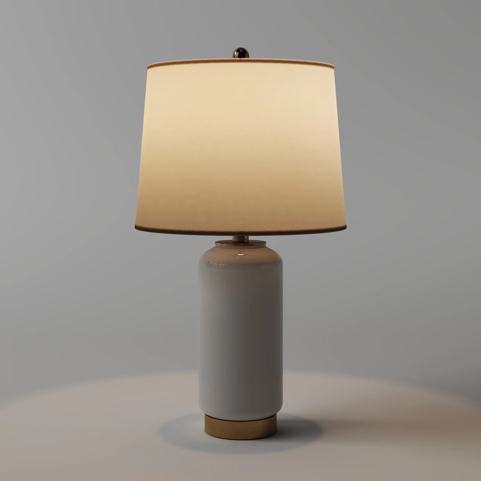 Jonathan Glass Table Lamp Antique