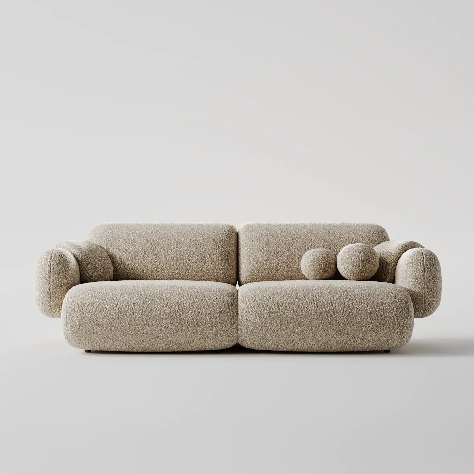 GentleRest Premium Boucle Sofa 3-Seater