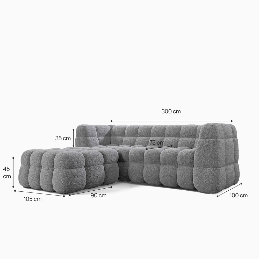 Cloud 5-Seater Corner Sofa