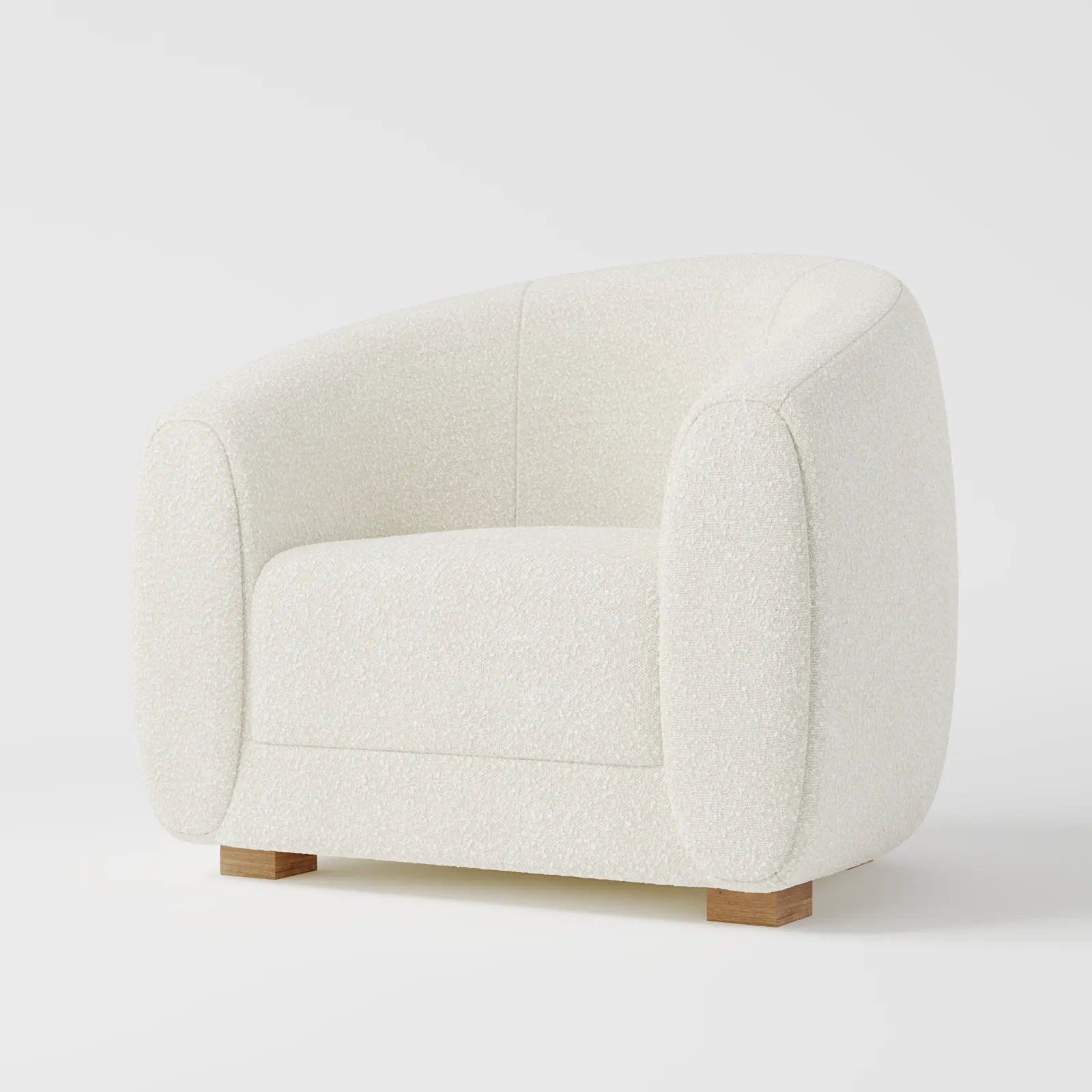 Orion Plush Boucle Armchair