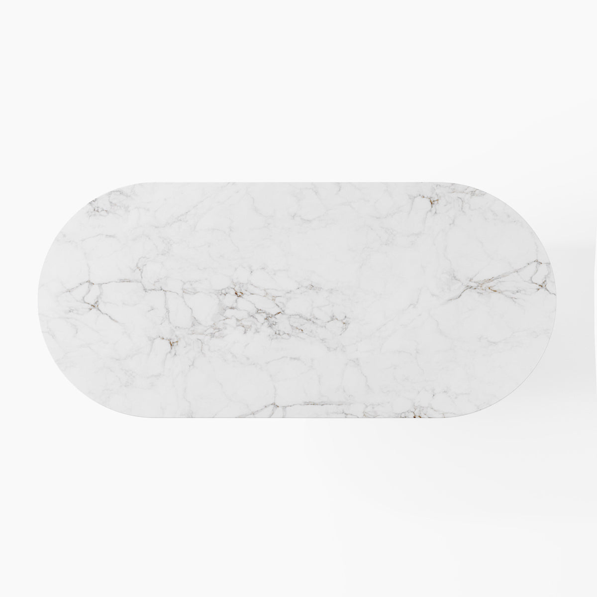 Modena White Marble Dining Table image