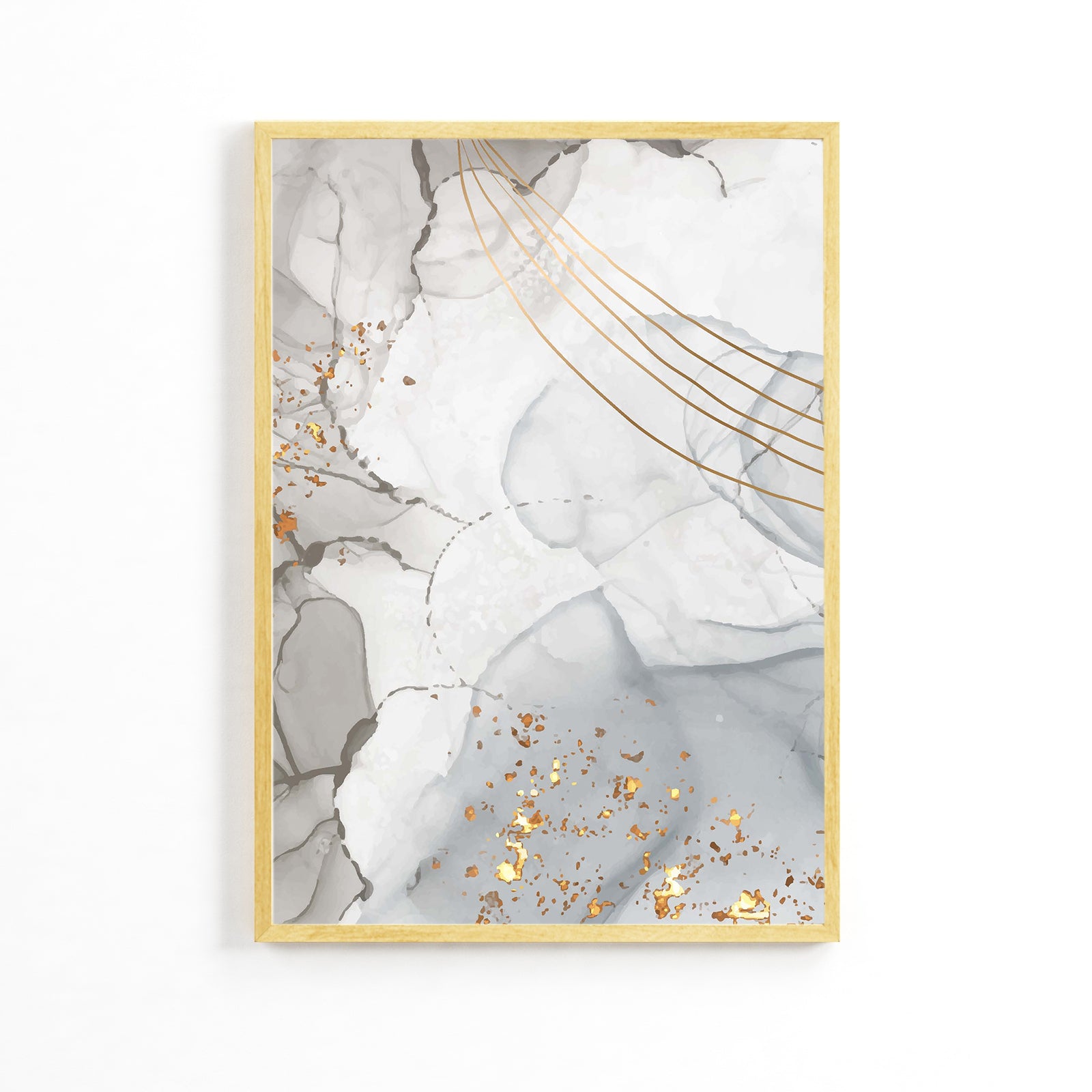 Golden Lines Fusion Poster image