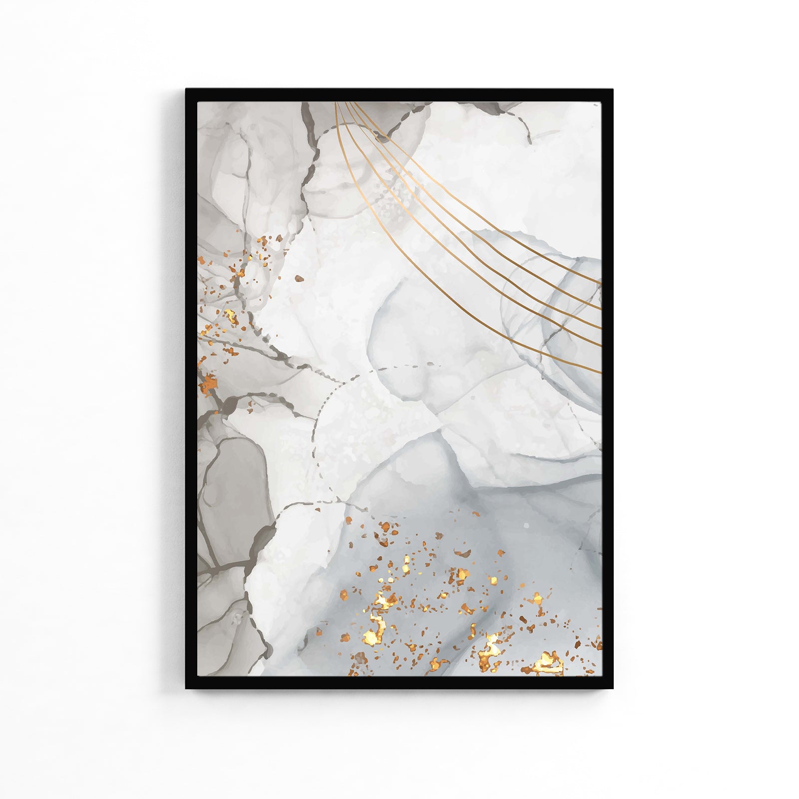 Golden Lines Fusion Poster image