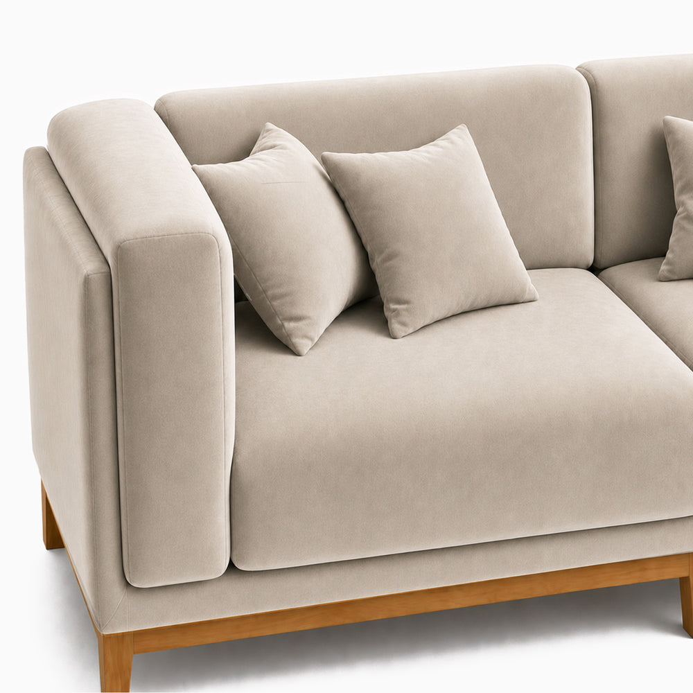 Marina Calm 3-Seater Straight Sofa