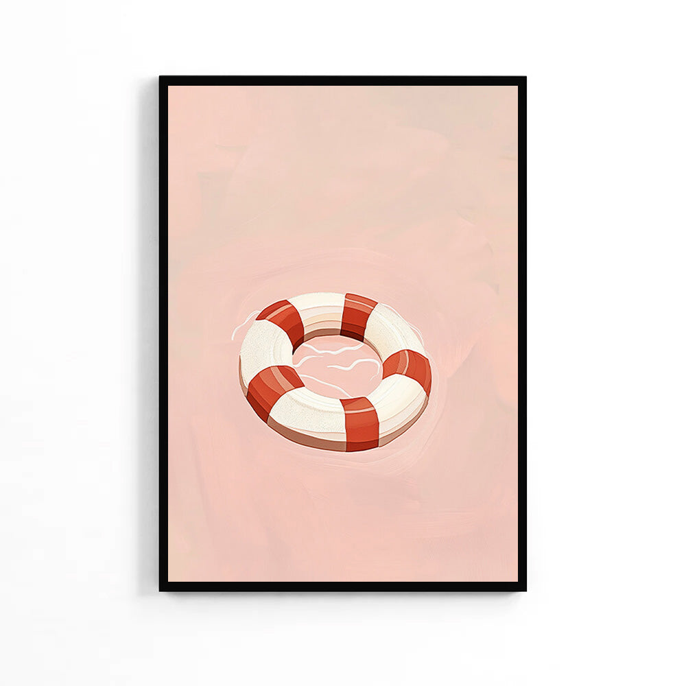 Плакат «Спасательный круг для плавания» image