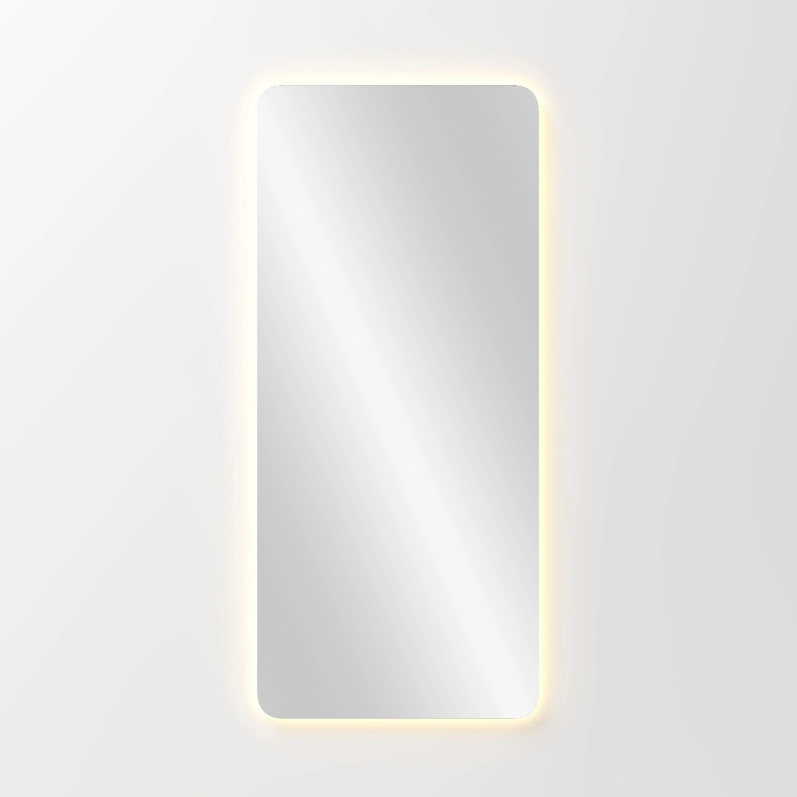 Crystal Frameless LED Rectangle Full Length Mirror