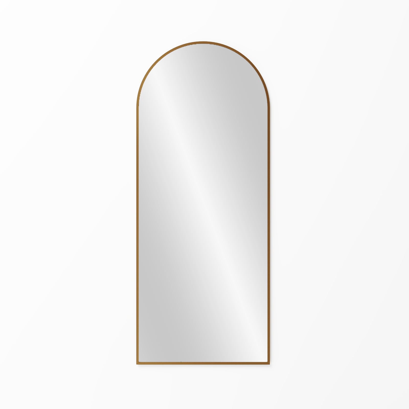 Twilight Full Length Arched Gold Wall Mirror