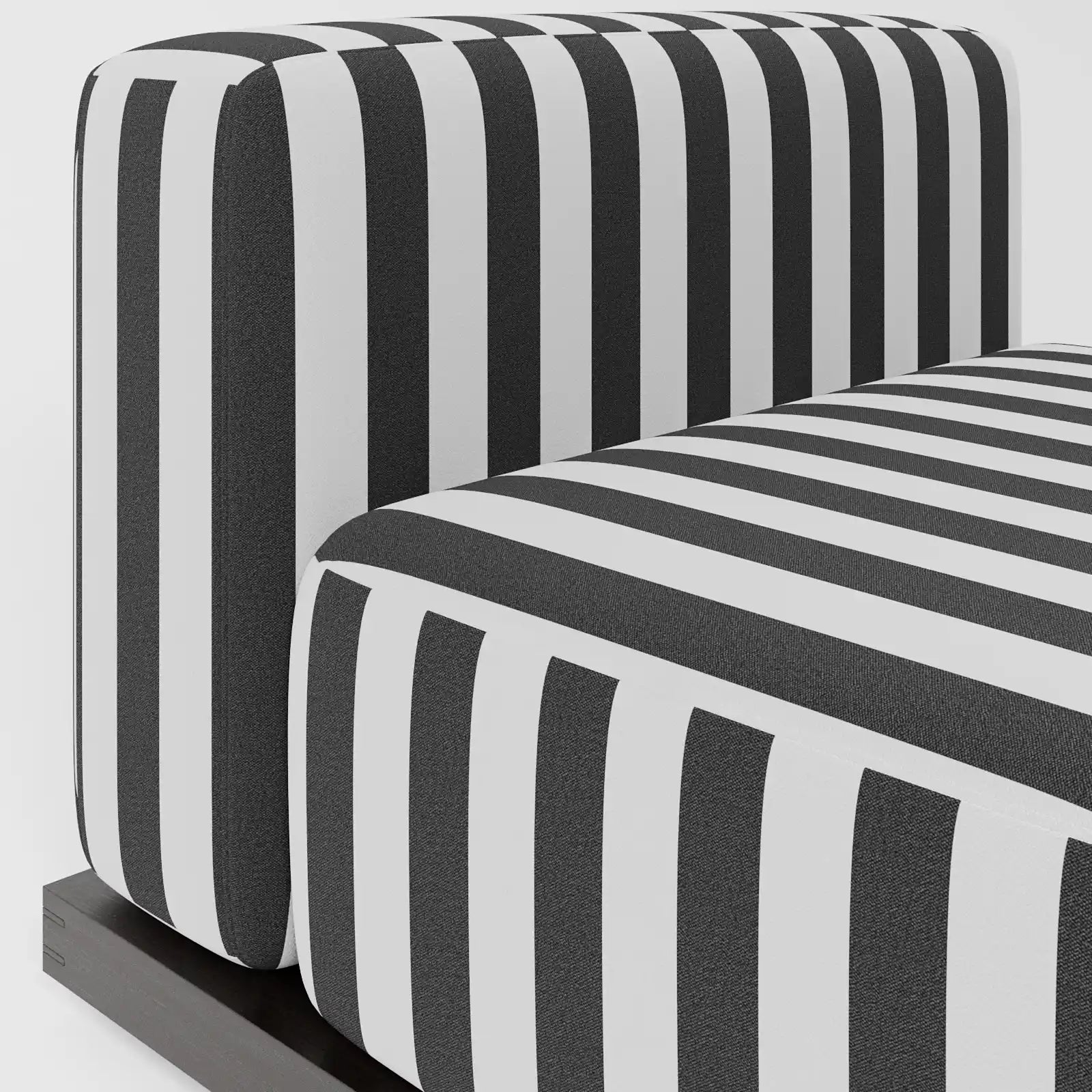 Striped Premium Satin Accent Chair