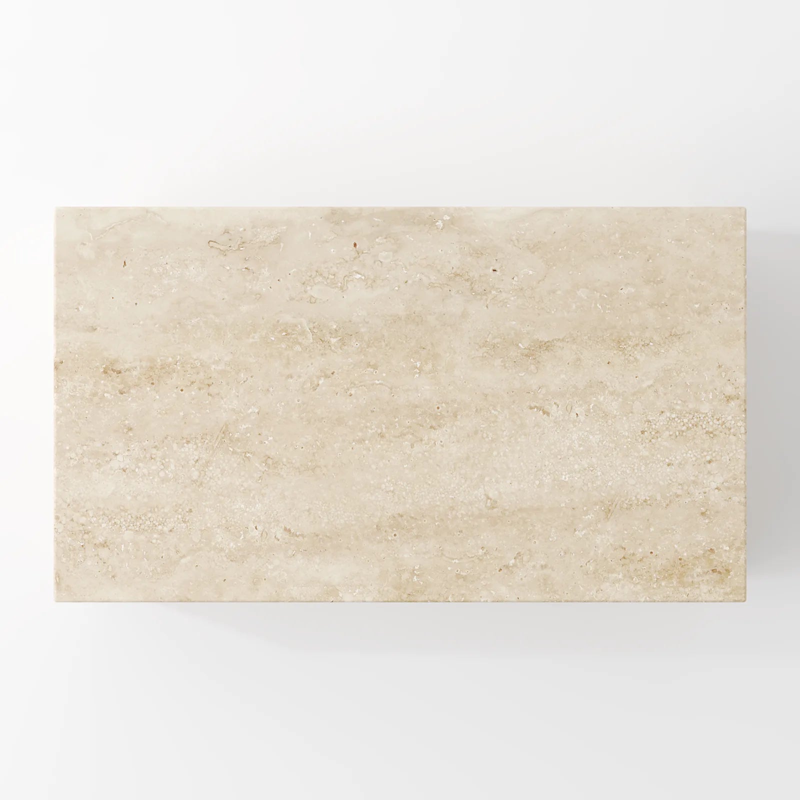 Cube Travertine Coffee Table