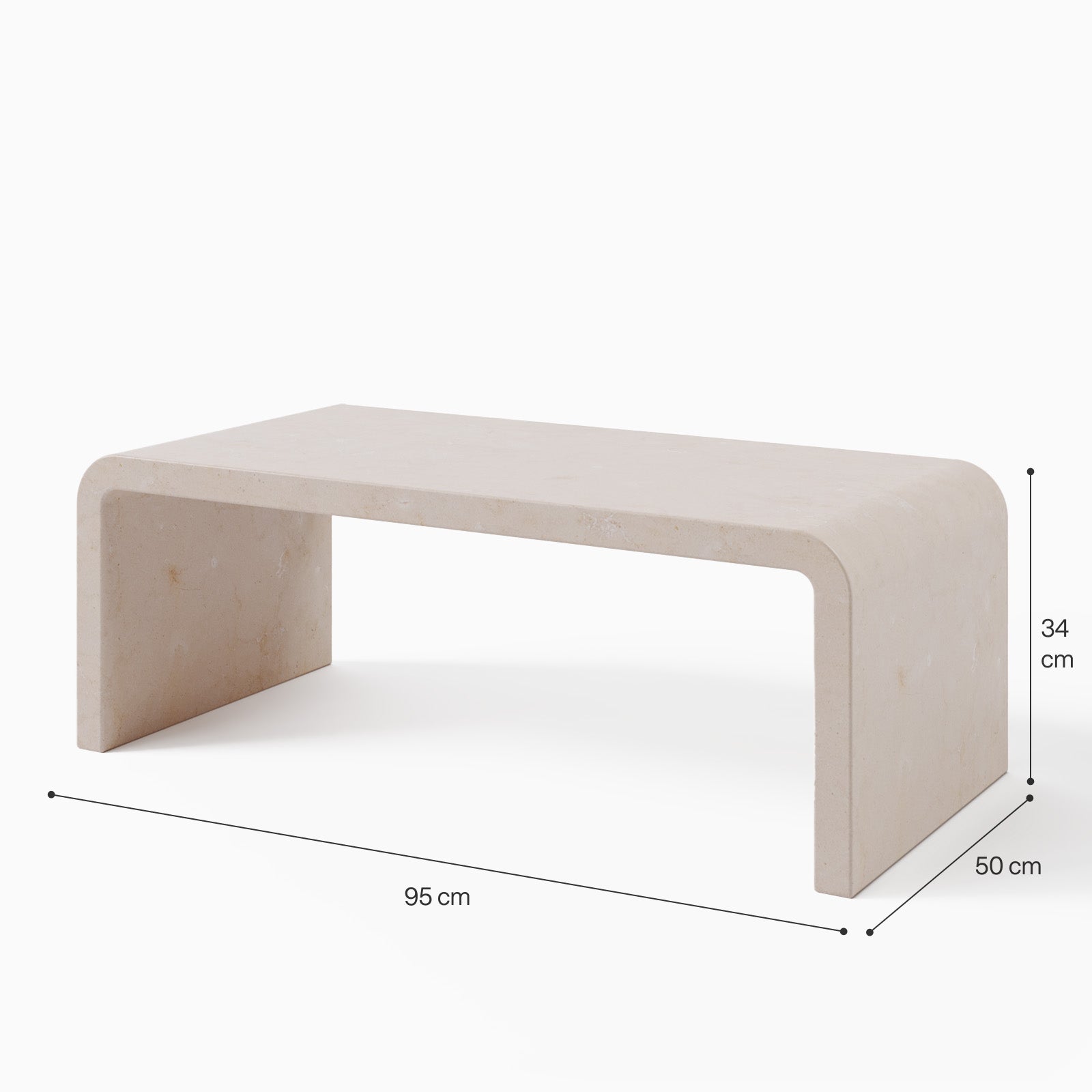 Palermo Crema Marble Coffee Table image