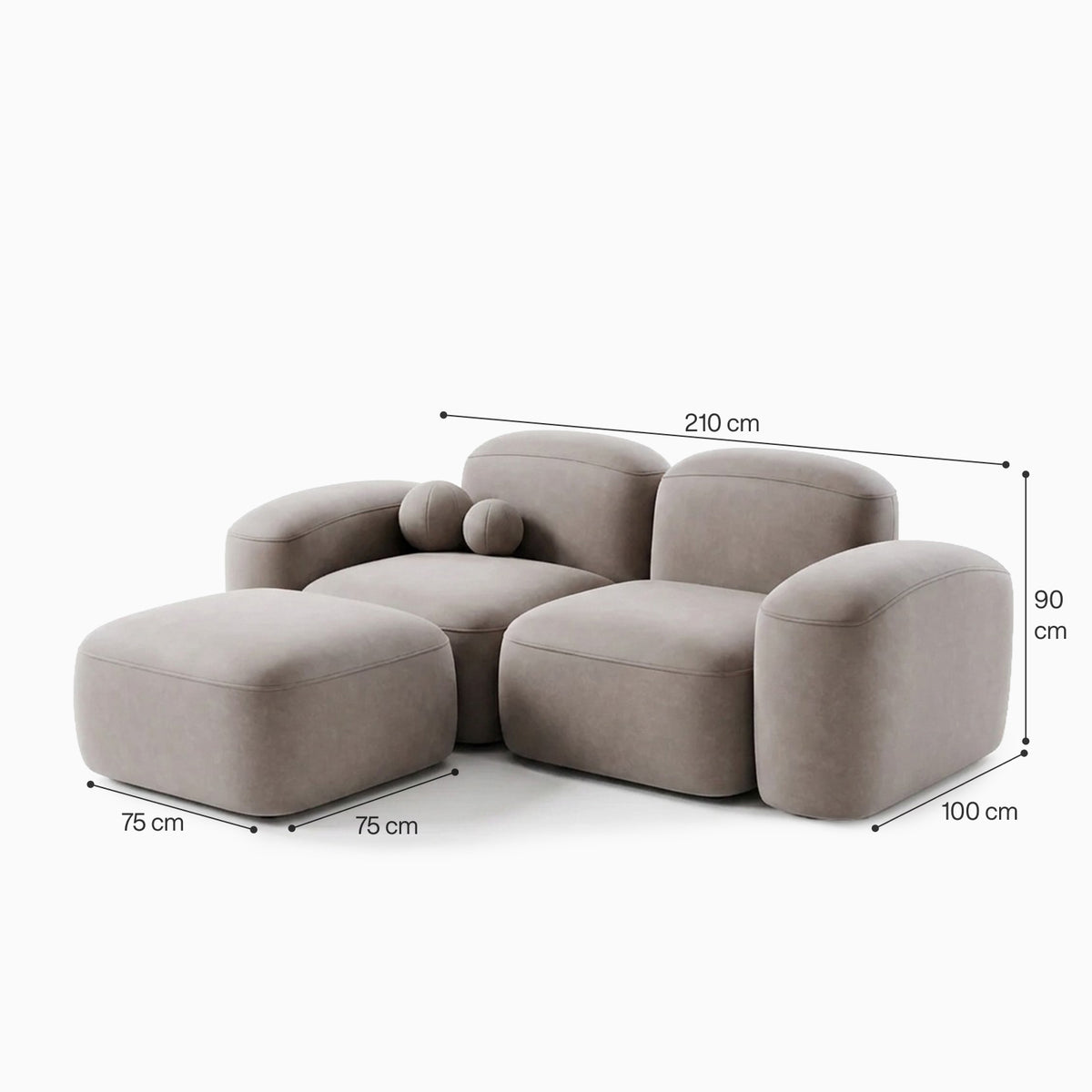 Freedom 2-Seater Modular Sofa image