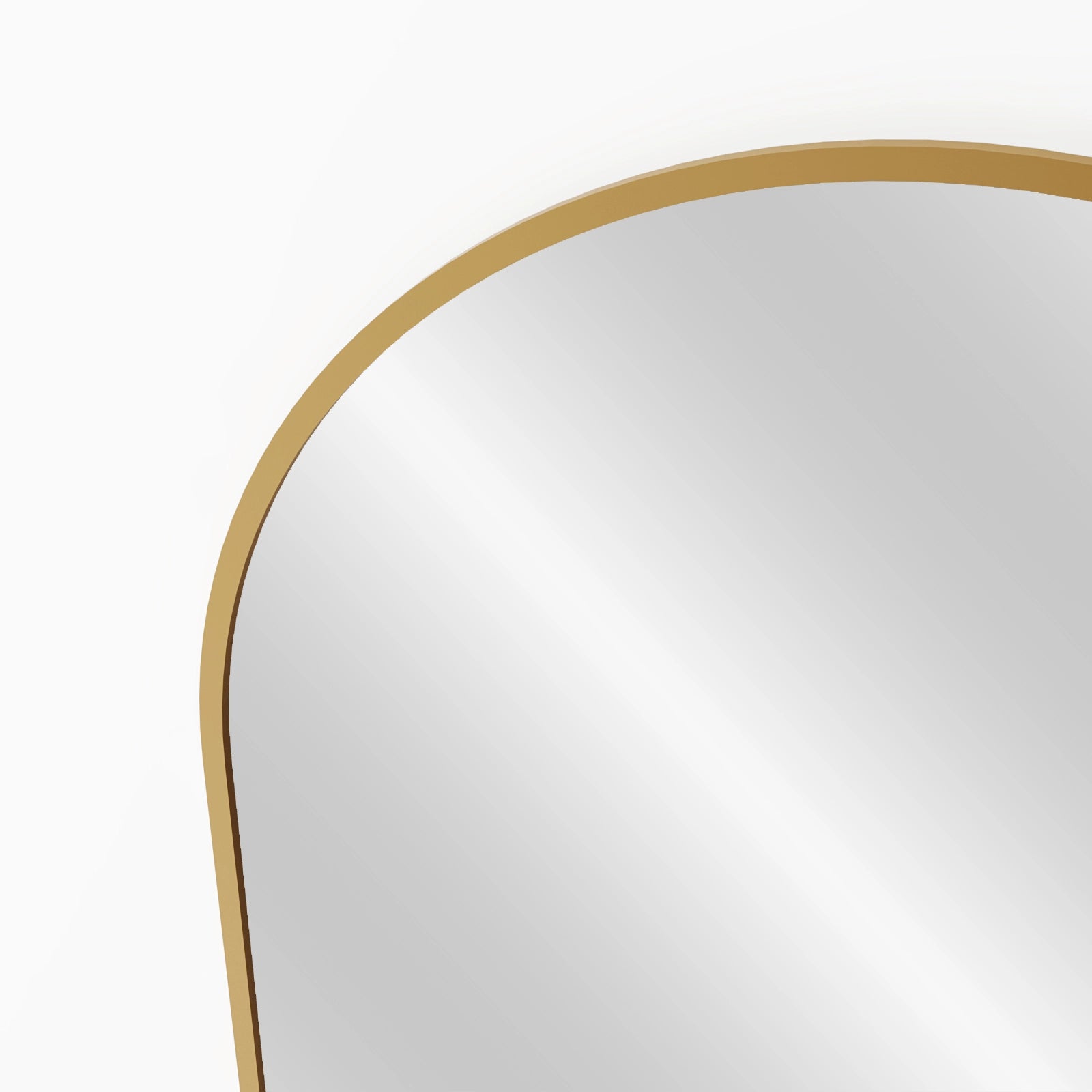 Twilight Full Length Arched Gold Wall Mirror