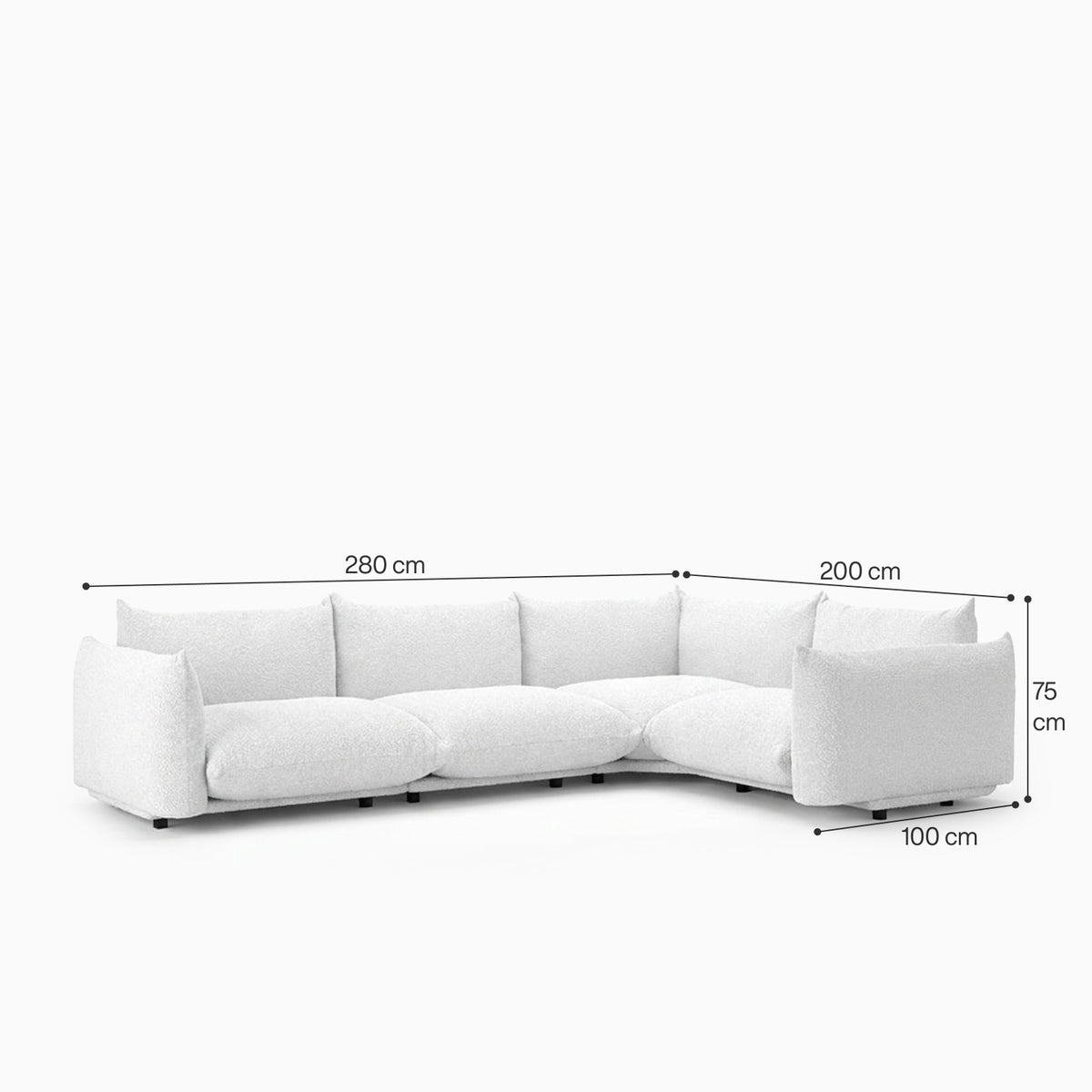 Atlas Spirit 4-Seater Modular Sofa image