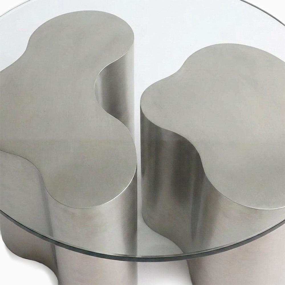 Dario Steel Base Coffee Table image