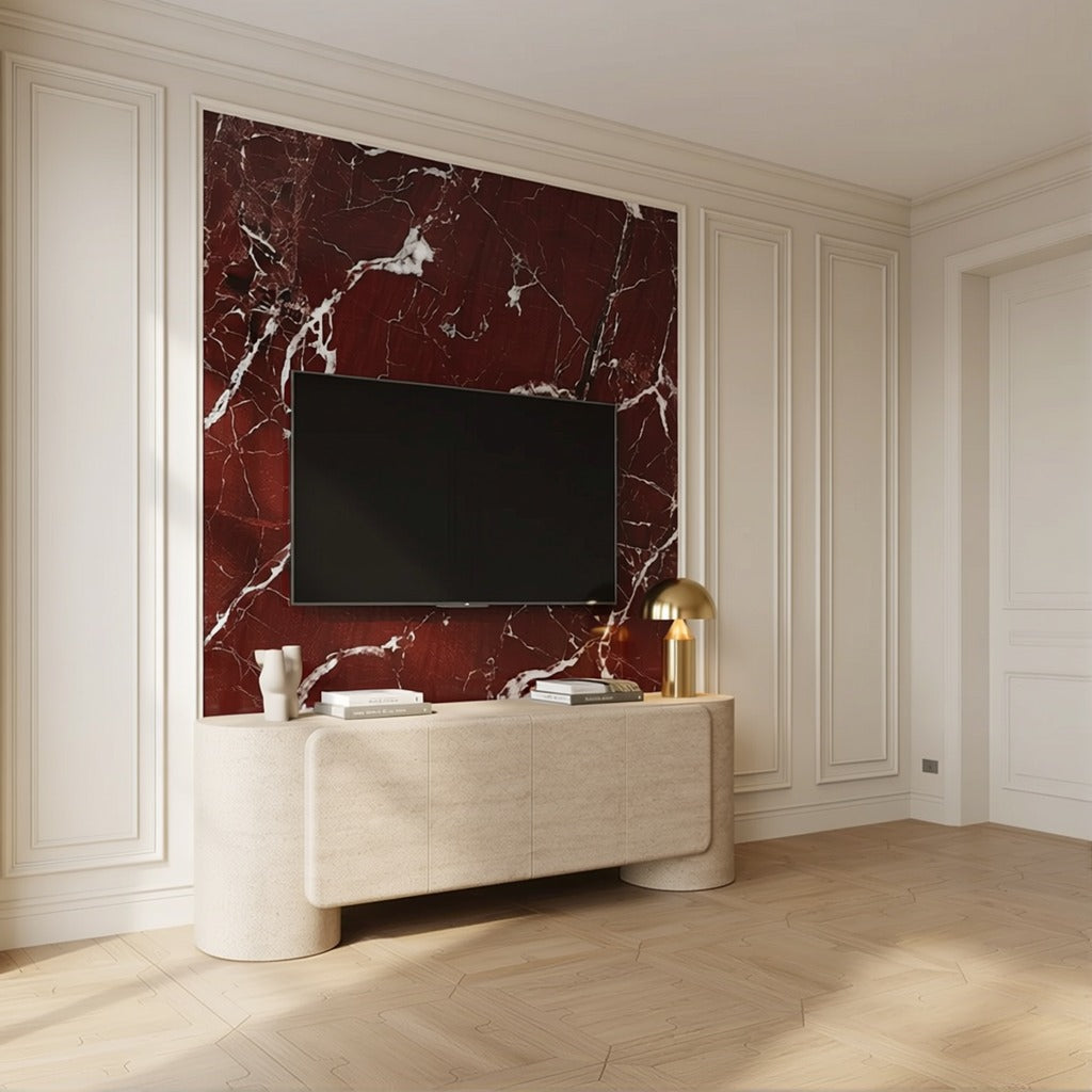 Marius Cream Travertine TV Stand image