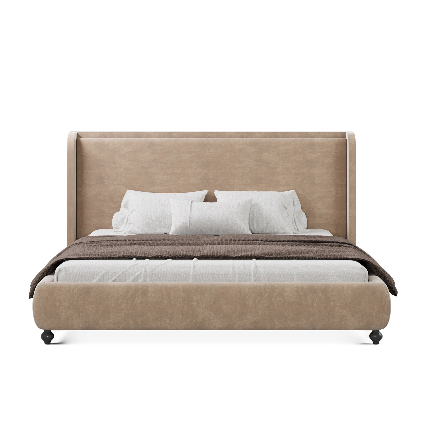 Sand Extra King Size Bed