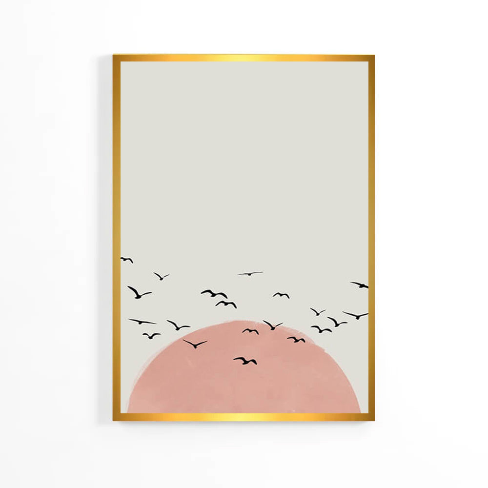 Wings at Sunset Poster image