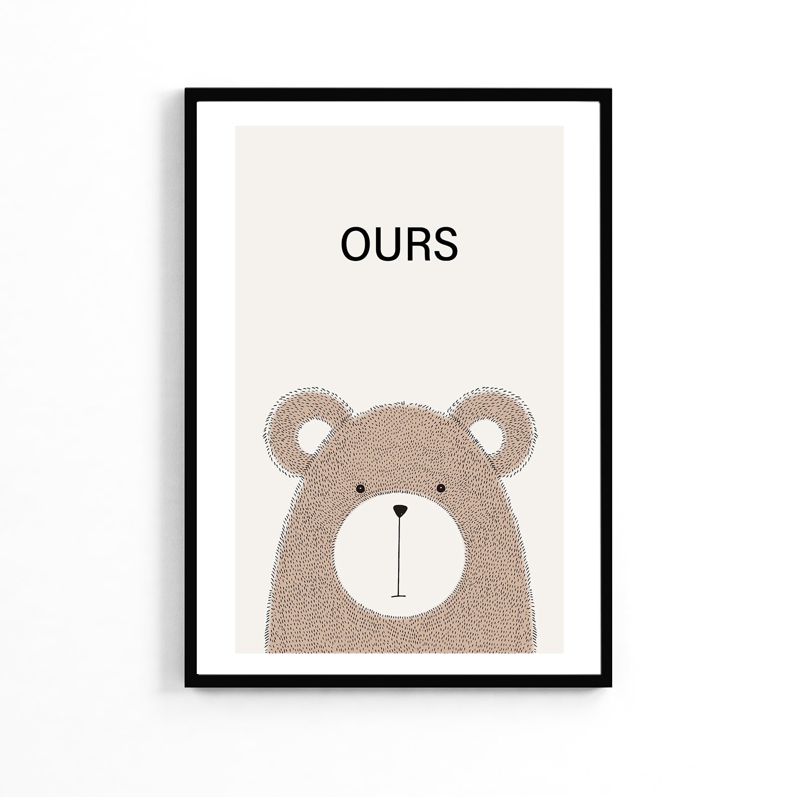 Плакат «Дети с маленькими медвежатами»