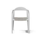 White Wood & Rattan