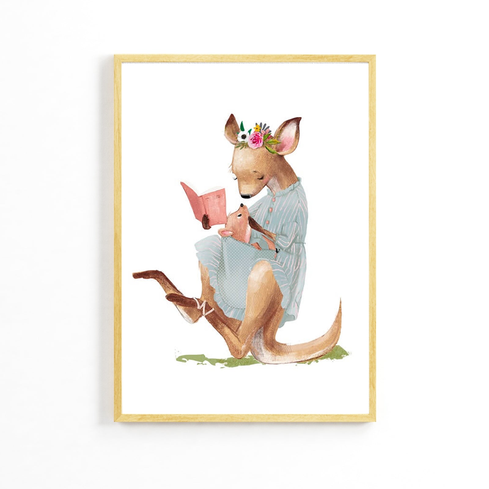 Плакат «Мама-кенгуру для детей» image