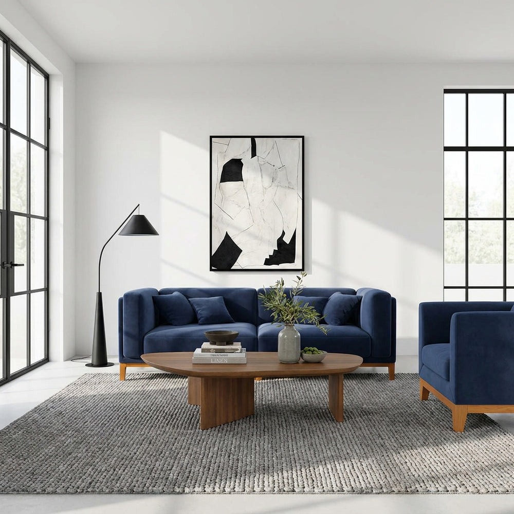 Marina Calm 3-Seater Straight Sofa