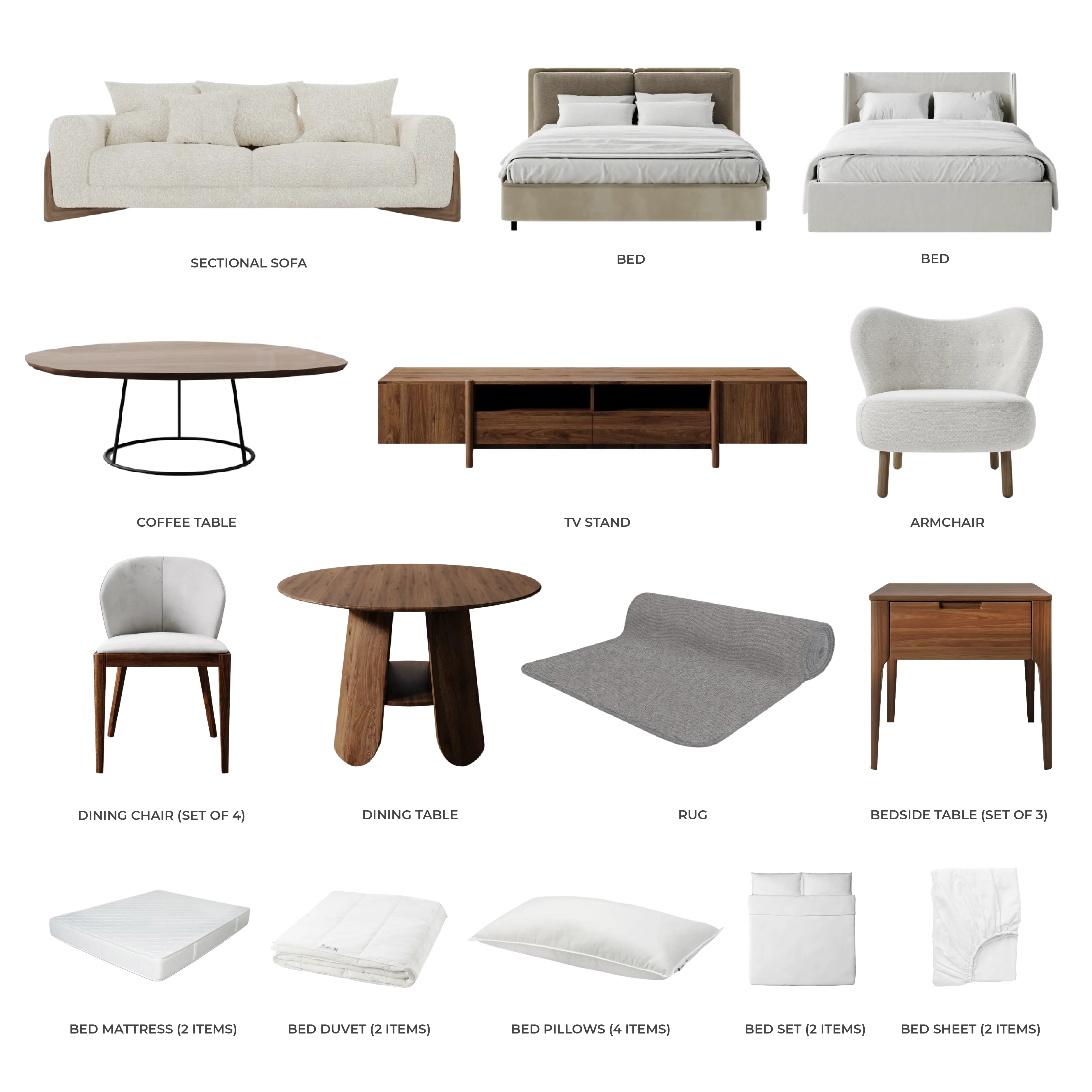 #Apartment Type/Number of Items_2-Bedroom/27 Items