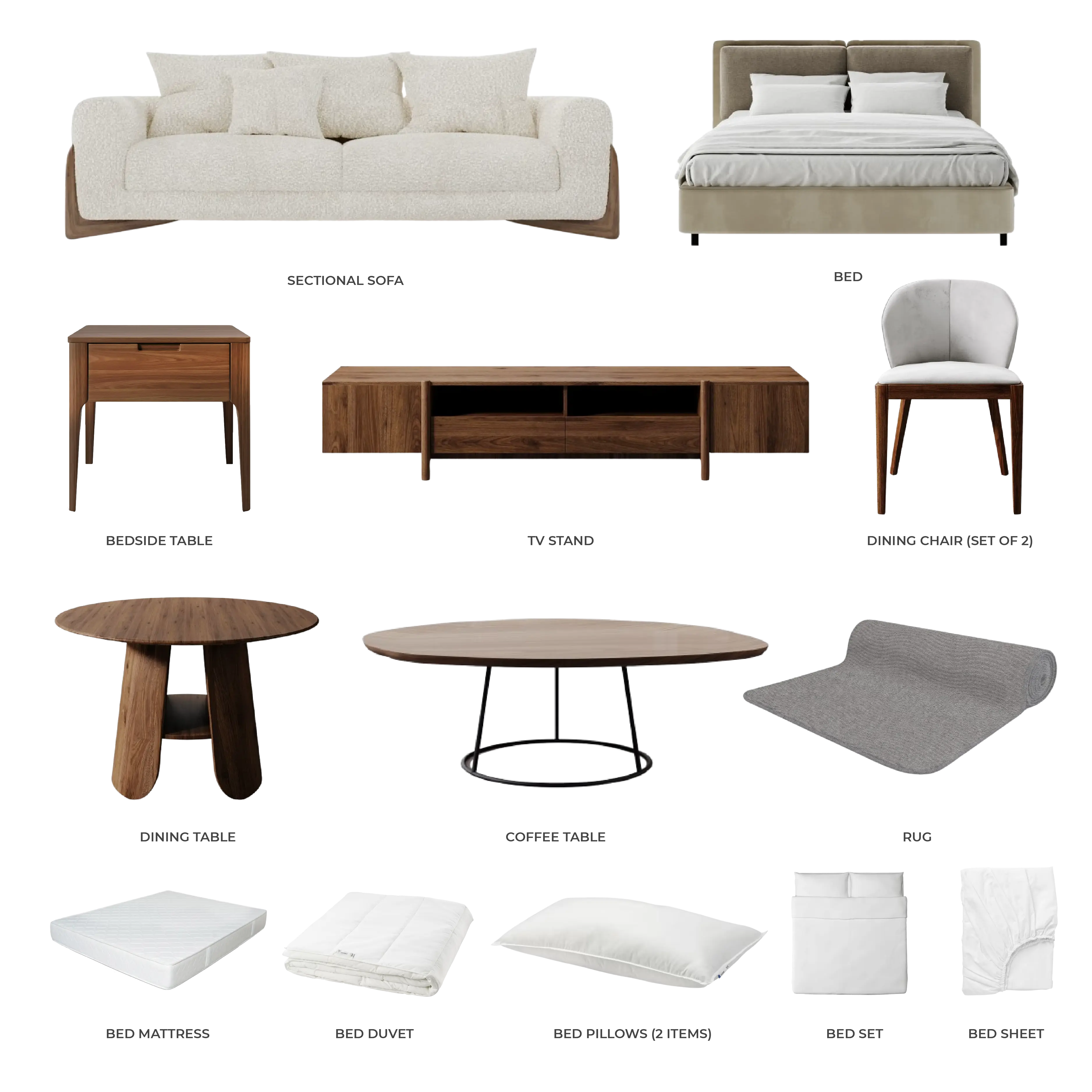 #Apartment Type/Number of Items_Studio/15 Items