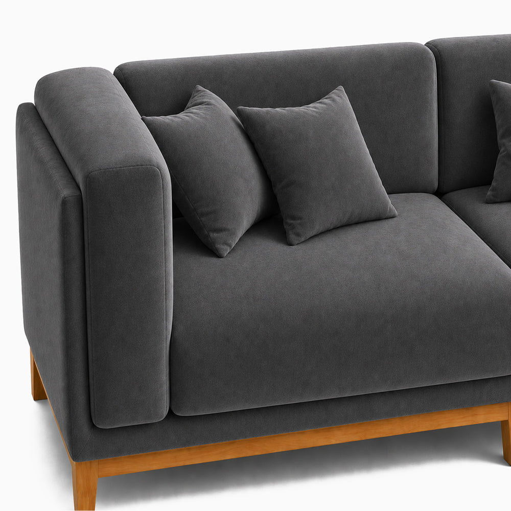 Marina Calm 3-Seater Straight Sofa