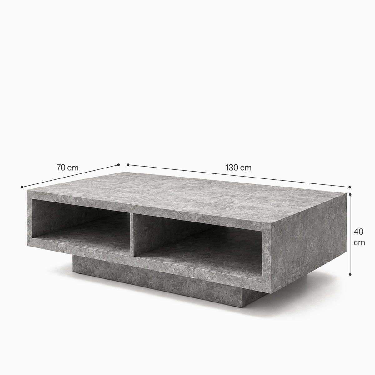 Alain Microconcrete Coffee Table image