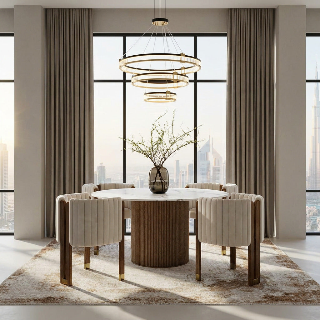 Bantu Marble Dining Table