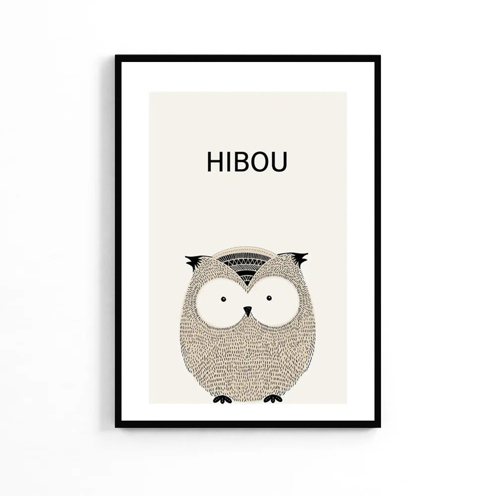 Tiny Owl Kids Poster