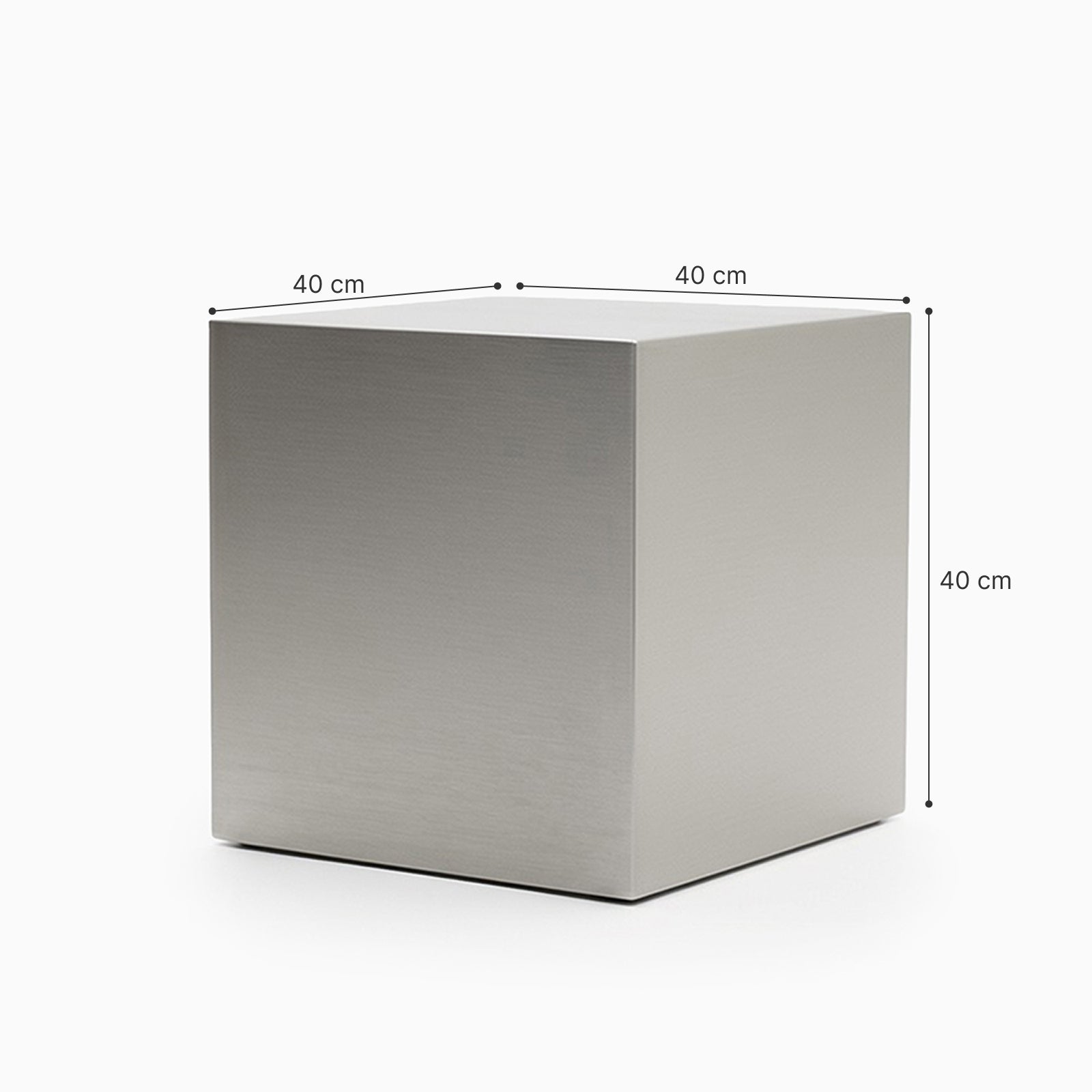 Vesper Steel Cube Side Table image