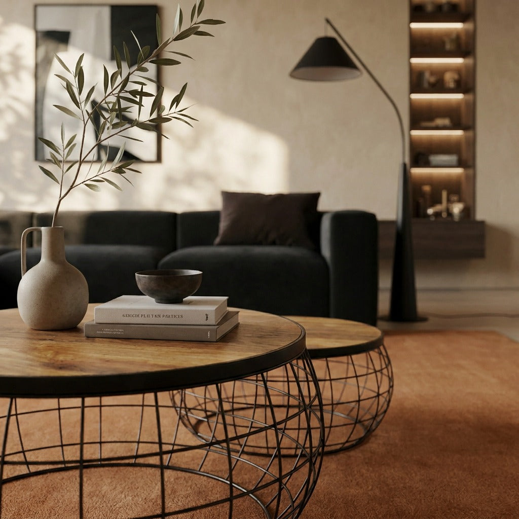 Cage Coffee Table Set of 2 image