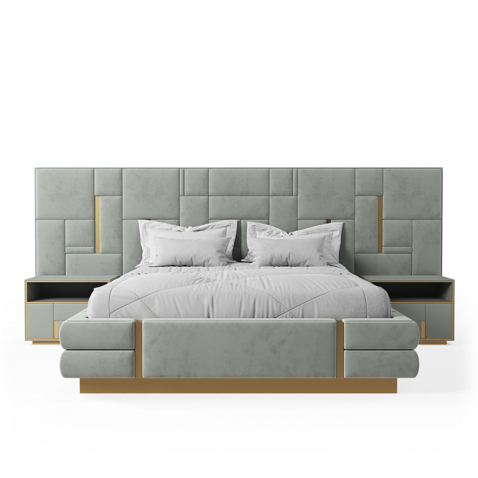 Art Deco Queen Size Bed image