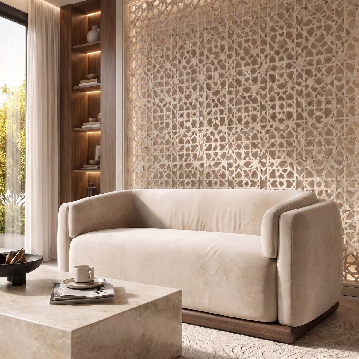 Yasmin 2-Seater Straight Sofa image