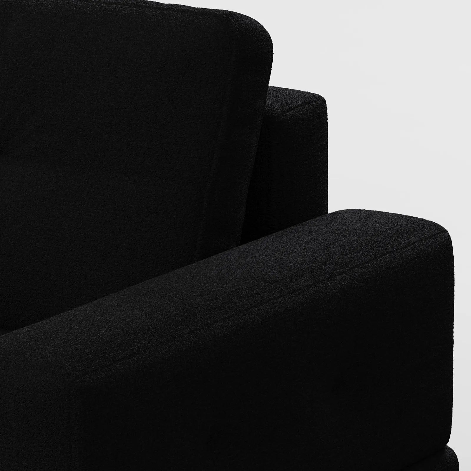 #Fabric_Boucle #Color_Black