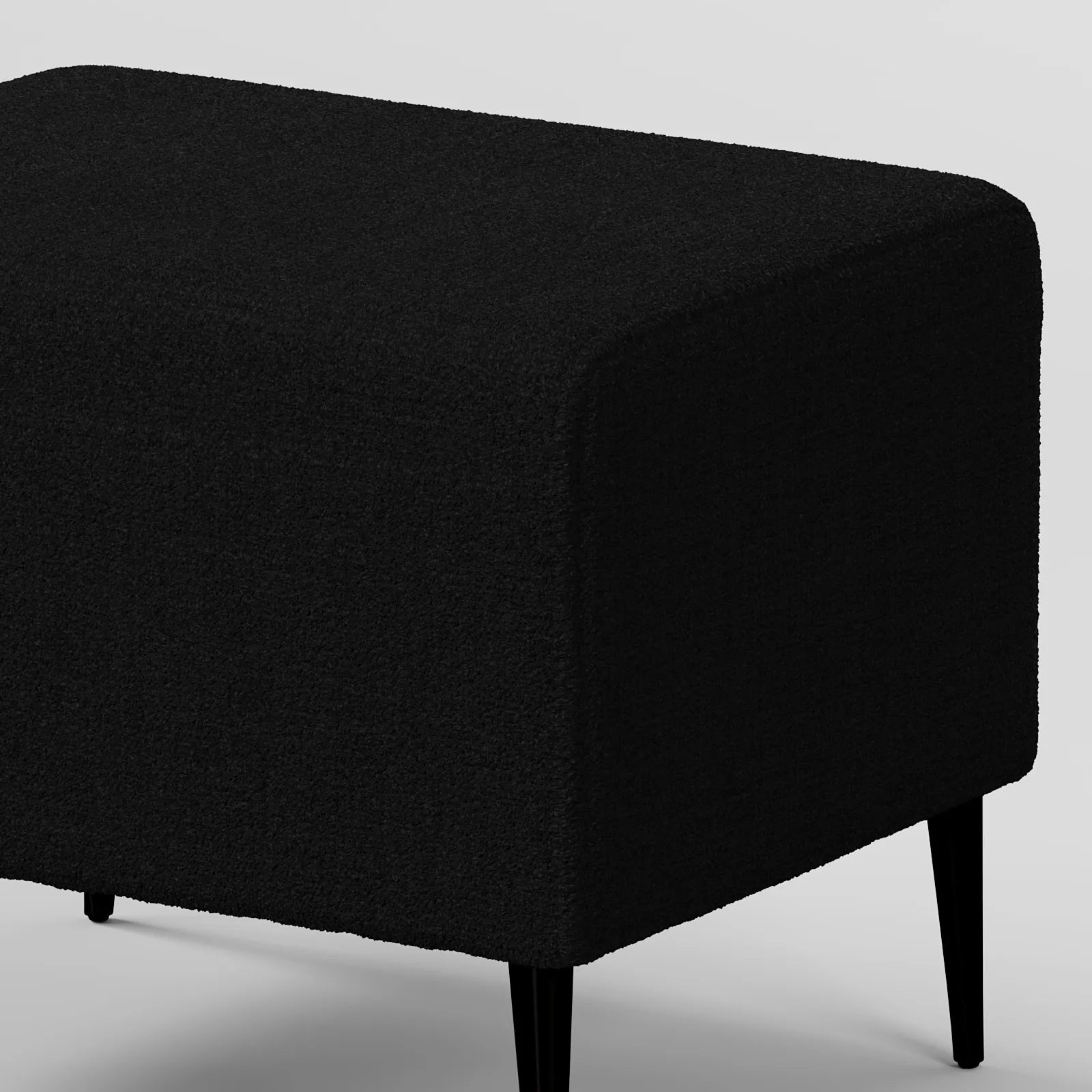 #Fabric_Boucle #Color_Black