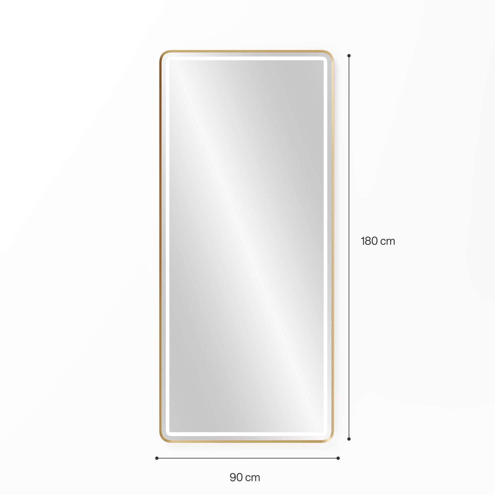 #Frame Color_Gold #Size_180x90cm