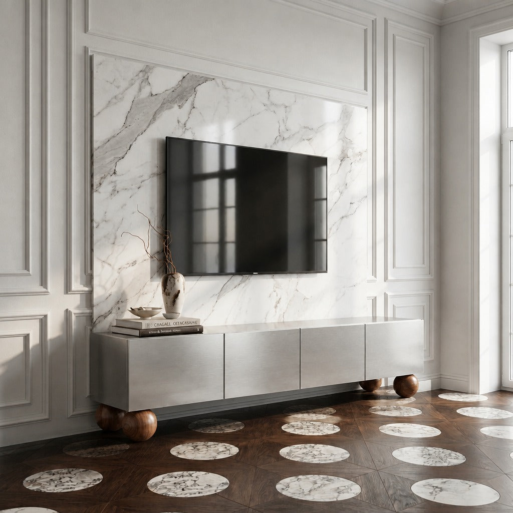 Pascal Steel TV Stand