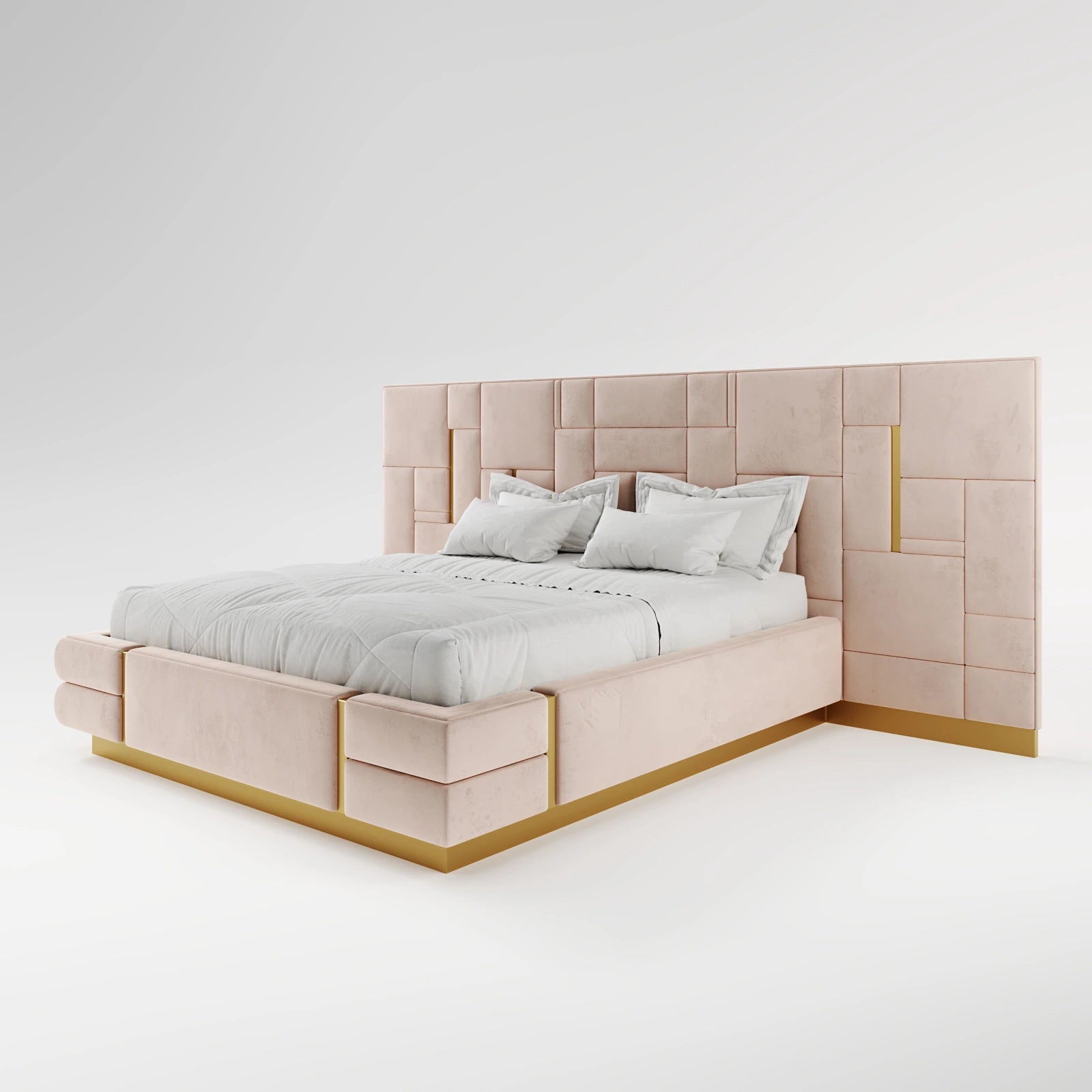 Art Deco King Size Bed