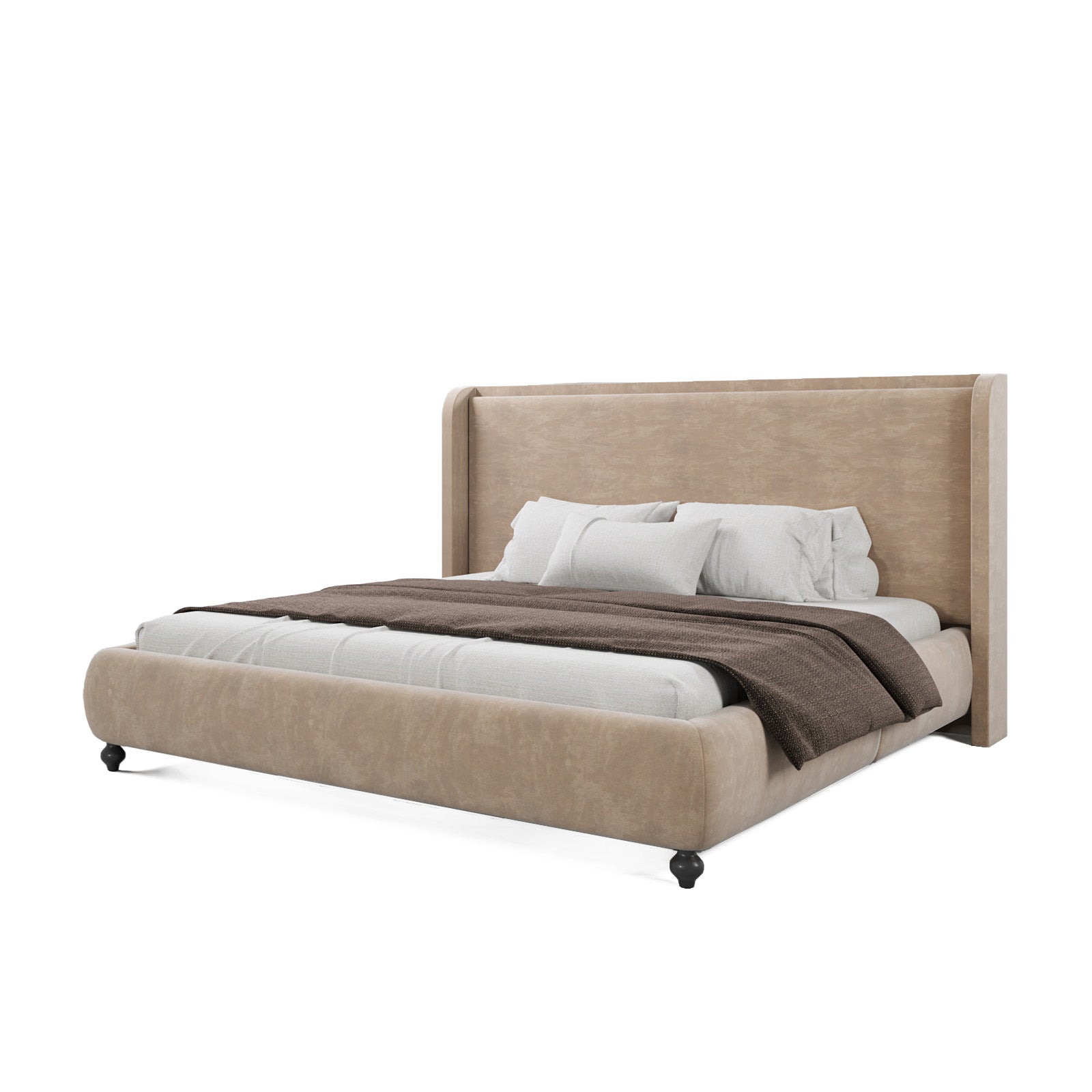 Sand Extra King Size Bed