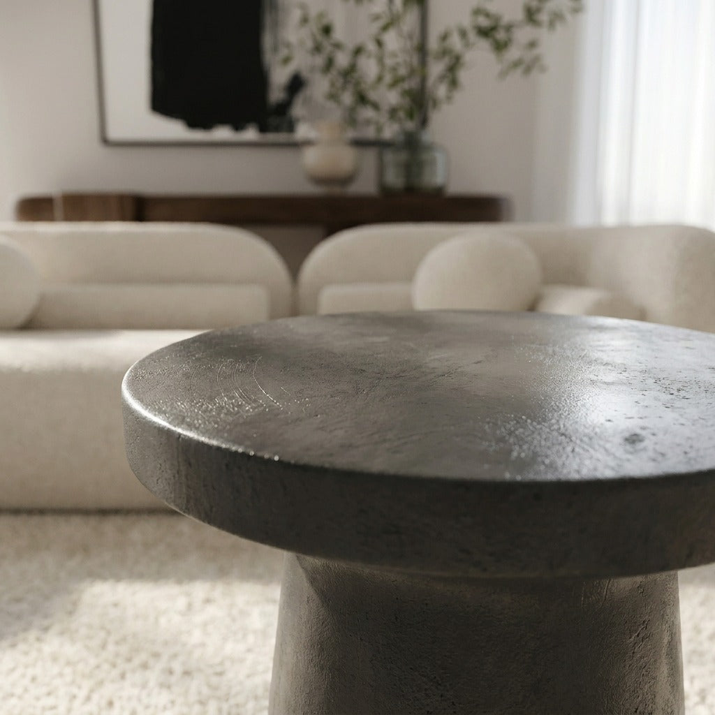 Lary Microconcrete Side Table image