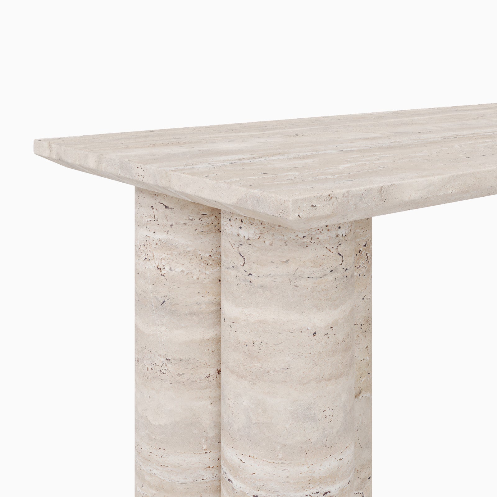 Solerno Travertine Twin Column Console image