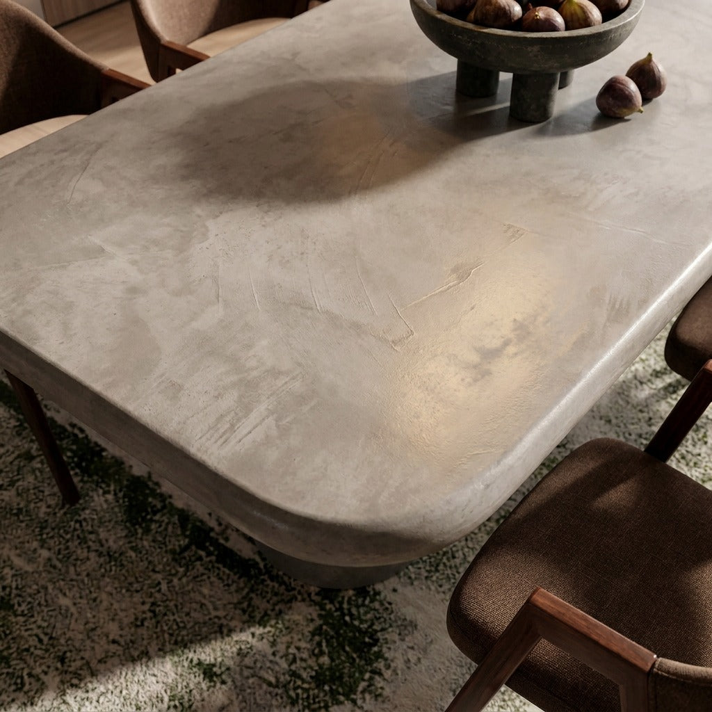 Alya Microconcrete Dining Table image