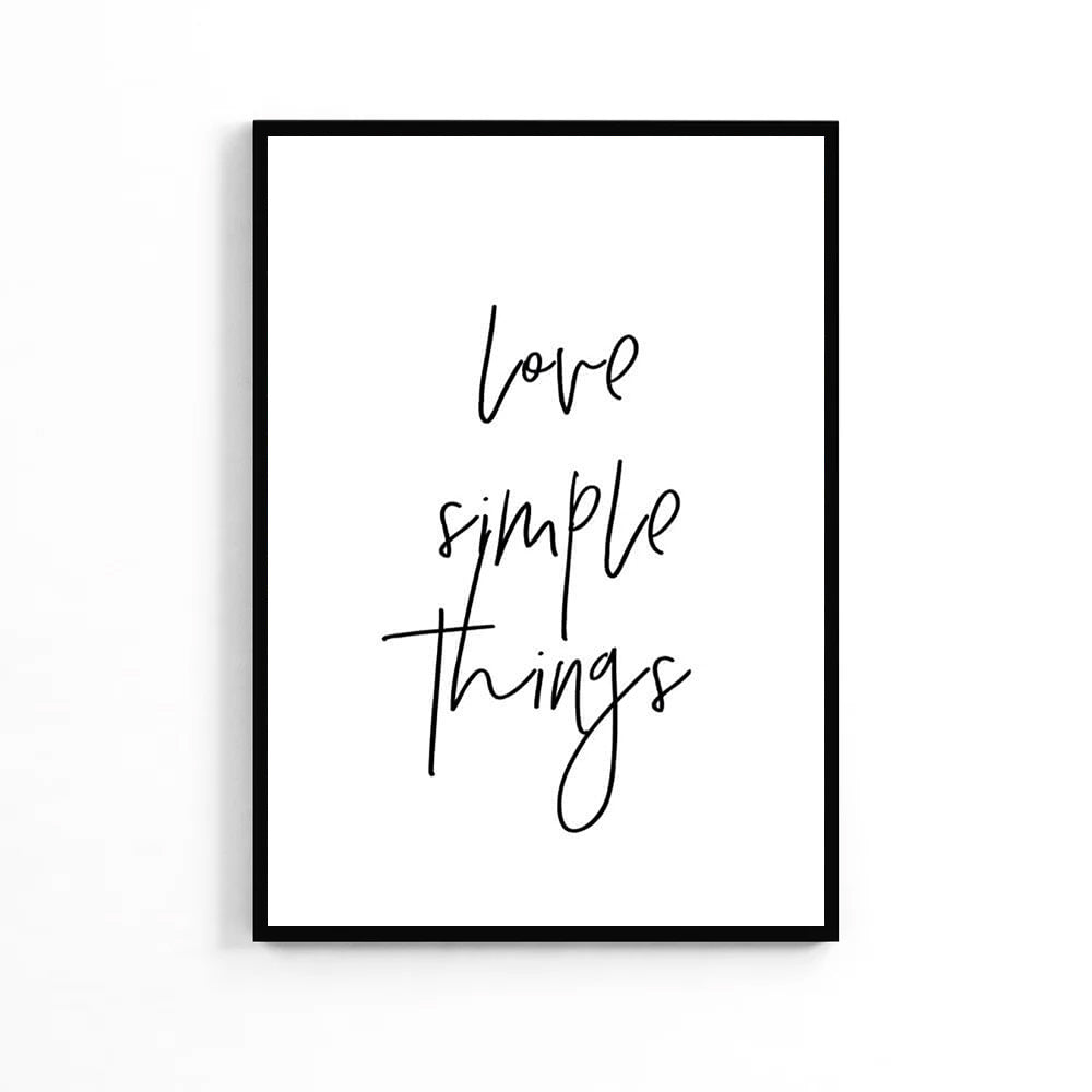 Lettering Simple Things Poster image