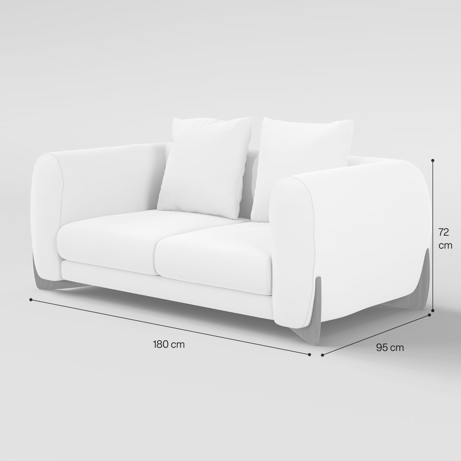 Kyoto 2-Seater Straight Sofa image