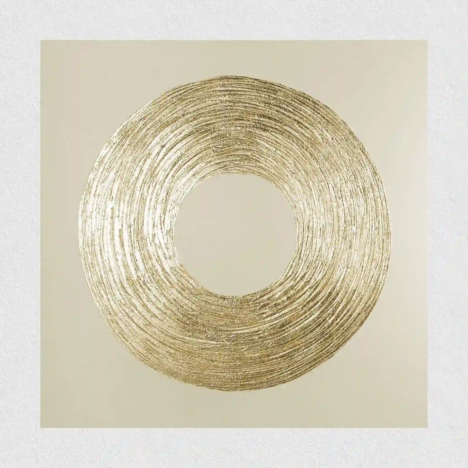 Golden Round Wall Art